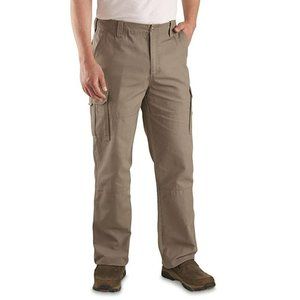 Guide Gear Men's Olive  Green Outdoor Cotton Cargo Pants